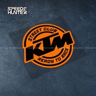 KTM round LOGO sticker DUKE390 RC390 DUKE790 DUKE890 motorcycle fuel tank reflective sticker