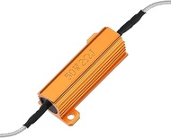 uxcell Aluminum Case Resistor 50W 2 Ohm Extension Wires Wirewound for LED Replacement Converter 50W2