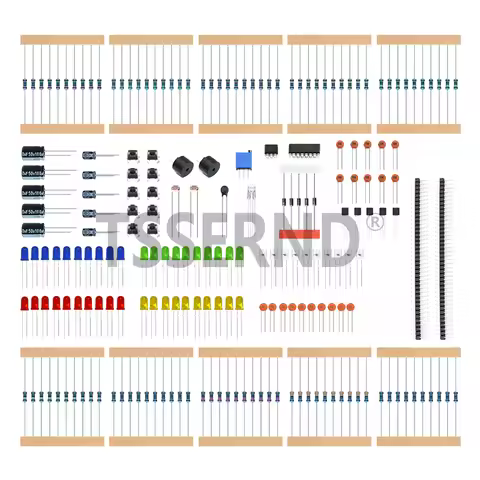 New Electronics Components Basic Starter Kit for Arduino UNO MEGA2560 Raspberry Pi with LED Buzzer C