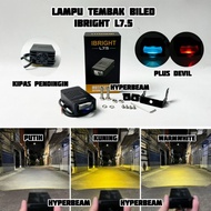 IBRIGHT L9 L7.5 - Flat Blue Lens Biled Spotlight