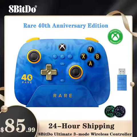 8Bitdo Ultimate 3-Mode Gaming Controller Rare 40th Anniversary Edition 2.4G wireless Xbox controlle