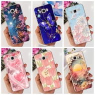 For Samsung Galaxy J5 J7 2016 Casing J710 J710H J710F J710M J510F J510Y Soft Case Popular Flower But