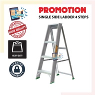 4 Step Single Ladder Aluminium Single Sided Ladder / Tangga 4 Step