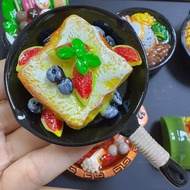 【Shipment Within 24 Hours‌】 3D Realistic Miniature Food Toy Stone Pot Bibimbap Northeast Large Plate
