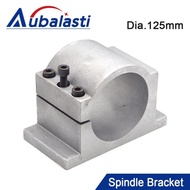 Aubalasti 125mm Spindle Motor Bracket Seat Clamp Motor Holder Spindle Fixture use for CNC Spindle Mo