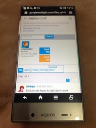 HP SHARP AQUOS 305 SEKEN / SECOND ORIGINAL