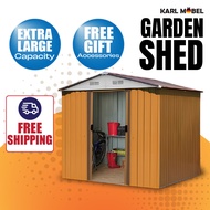 Backyard Storage Outdoor Metal Shed Garden Storage large setor laman Besar outdoor Garden Shed Cabin