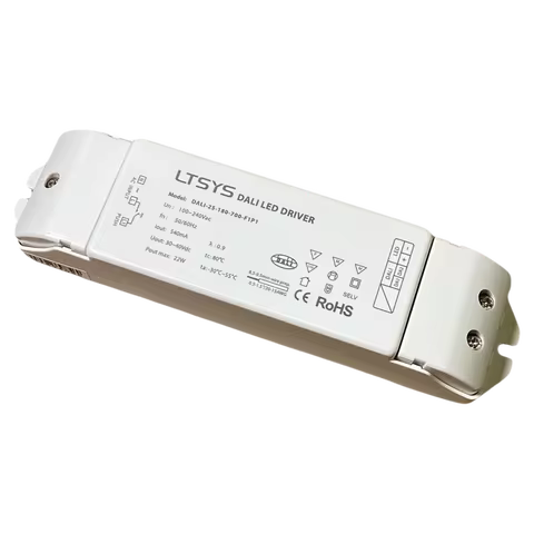 Intelligent CC DALI LED Driver Original T-PWM Dimming 0.1-100% DALI-25-100-700-F1P1 DALI-15-100-400-