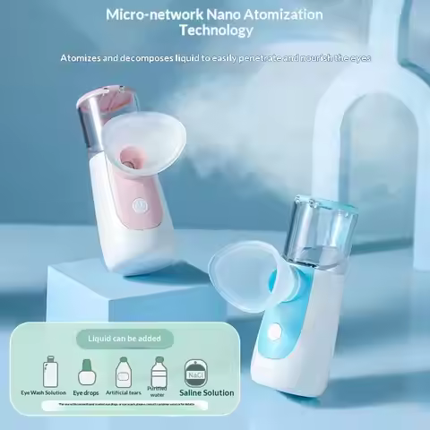 "Mini Humidifier Facial Steamer Device Beauty Spray Hydrating Apparatus Cold Spray Apparatus Nano Sp