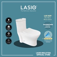 LASIO One Piece Rimless Water Closet WC Toilet Bowl Compact Washdown LUX 819 | Jamban Tandas