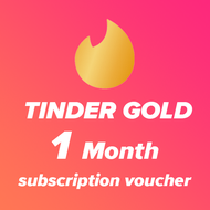 โค้ดสำหรับลูกค้าที่อยู่ในประเทศไทยเท่านั้น] Tinder : Gold 1 month subscription [รับโค้ดที่ Lazada Wallet][Special]