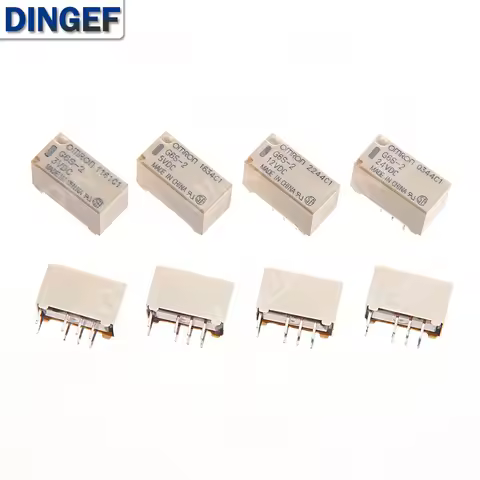 5PCS New G6S-2 5VDC 12VDC 24VDC Signal Relay 8Pin DC 5V 12V 24V 2A Mini Signal Switch Relays