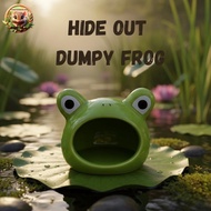Hideout Dumpy Frog | Frog Shaped Hidden Case | Dormice Hamster Bed Other Animals