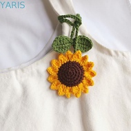 YARIS Car Handmade Crochet Sunflower, Multipurpose Handmade Crochet Sunflower Car Accessories, Car D