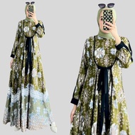 Aluna dress maxmara gamis maxmara premium baju gamis wanita dress gamis wanita gamis maxmara