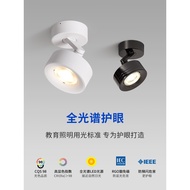 Surface mounted spotlight CRI98 electroplated folding angle adjustable eye protection ceiling light