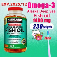 Kirkland Wild Alaskan Fish Oil 1400mg  230 Softgels