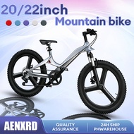 AENXRD 2026 NEW 20'' Bicycle Front Rear Disc Brakes Magnesium Alloy Frame Two-Tone Tires