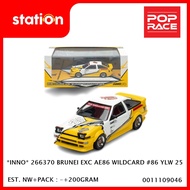 Inno 266370 Brunei EXC AE86 WILDCARD 86 YELLOW 25 - DIECAST