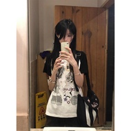 Y2k Y2k t-Shirt Y2k Top Asian Culture Women's Clothing Y2k Short-Sleeved Clothes Handsome Dopamine Y