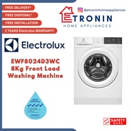 Climate Voucher Eligible* Electrolux EWF8024D3WC 8Kg Front Load Washing Machine