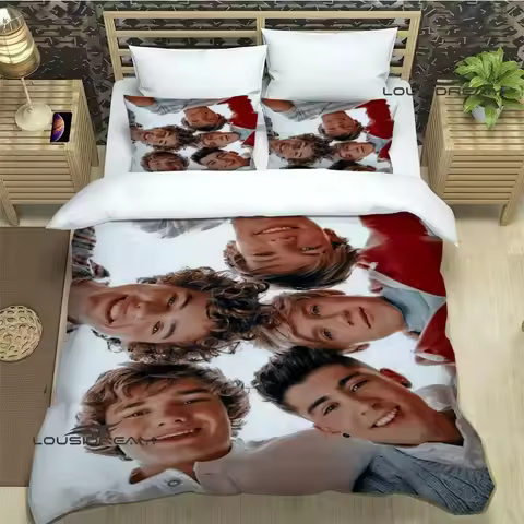 3D O-ONE Band Direction Bedding Sets Exquisite Bed Supplies Set Duvet Cover Bed Comforter Set Beddin