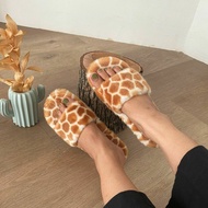 Women's house slippers imported fur thick soft comfortable slip on indoor slop slipper slippers hote