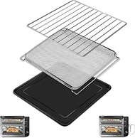3 IN 1 Smart Double Oven Accessories for Ninja DCT401 DCT451 12 in 1, 13''×12.6'' Steel Toaster Oven