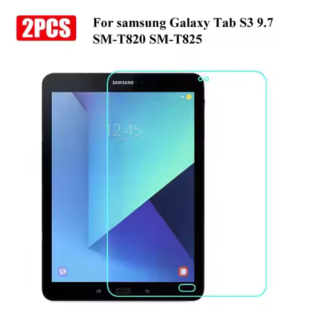 2PCS Tempered Glass For Samsung Galaxy Tab S3 SM-T820 T825 9.7 inch Tablet Screen Protector Protecti