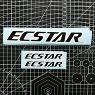 ECSTAR 2 layer Black & White Cutting Sticker