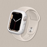 Apple Watch 9/8/SE2/7/6/SE/5/4 邊框保護殼-經典白