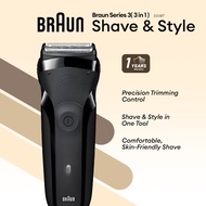 BRAUN Series 3 Shave & Style Head & Combs Electric Shaver (5 Pcs) 300BT