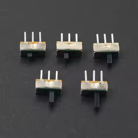 SS-12D00-Mini Sliding Switch, 3Pin, 1P2T, 2 Positions, High Quality, Fist, 3mm, 4mm, 5mm, 6mm, micro