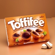 Toffifee 125g. วอลนัทกรอบในคาราเมลครีมนุ่ม ห่อด้วยช็อกโกแลตเข้ม