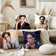 Singer Damiano David Pillow Case Square Double-Sided Printing Short Plush Sofa Cushion Cover Bedroom