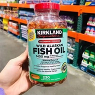 EXP.03/2028 Kirkland Wild Alaskan Fish Oil 1400 mg 230 Softgels Omega-3 Fish Oil
