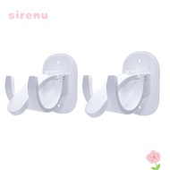 SIRENU Curtain Hangers, Self Adhesive Adjustable Curtain Rod Holders,  Brackets No Drilling Brackets