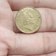Uang koin kuno Dollar Hongkong 1998