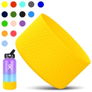 Aqua  Flask Silicone Sleeve Cover fit 64oz for Aquaflask Accessories Silicone Boot Protector for Tumbler Cover Rubber Honeycomb Pattern Rubber Protector BPA-Free Anti-Slip Bottom Sleeve Cover