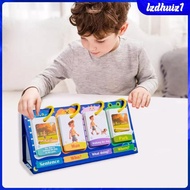 [Lzdhuiz1] Kids Sentence Building Flip Chart Classroom Lightweight Kids Sentence Game
