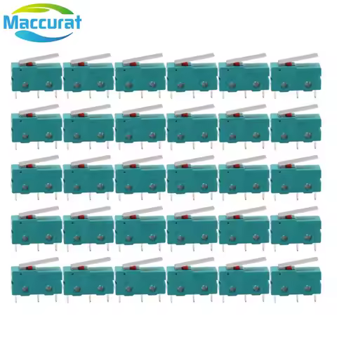 5/10pcs DC 5A KW4-3Z-3 Micro Limit Switch For 3D Printer 3 Pin N/O N/C Switch KW4 Micro Switch Facto