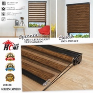 SEOUL VOL .1 Korea Zebra Blinds Black System Height 6 Feet(183cm) / Langsir Bidai Korea / Width 2 Fe