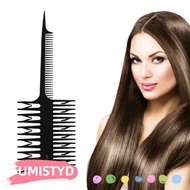 UMISTYDREAMUM9U Dye Comb Barber Fish Bone Shape Two sides Highlighting