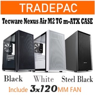 Tecware Nexus Air M2 TG Black/White/Steel Black case