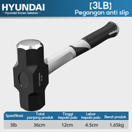Hyundai Palu Batu Gagang Besi 2LB/3LB/4LB - Rubber Grip Lapis Karet