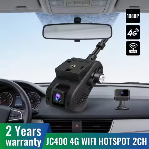 4G Dual Lens Dash Cam JC400-A WiFi Hotspot Live Stream GPS Tracking APP Control Car DVR Video Record