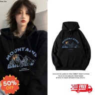 AK เสื้อกันหนาวผู้หญิงสไตล์เกาหลี เสื้อฮู้ดดี้เกาหลีน่ารัก เสื้อสเว็ตเตอร์เกาหลี Cotton sweater wome