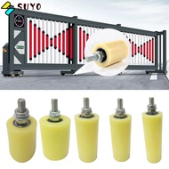 SUYO Gate Assembly Support, Double Bearing Thickened Slide Gate Guide Roller, Durable Plastic Nylon Bearing Guiding Wheels Sliding Gate