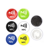 6pcs/lot NFC Tags Stickers NTAG213 Anti Metal RFID adhesive label sticker Universal Label Ntag213 Tag Metallic NFC Phones