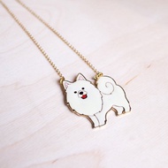 薩摩耶傳奇 狐狸犬 Samoyed Spitz  手作長項鍊